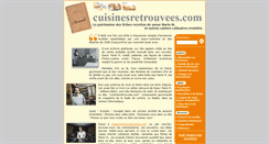 Desktop Screenshot of cuisinesretrouvees.com